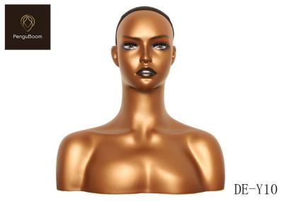 Stylish 14.2 Inch Width Makeup Mannequin With Shoulders And Ear Hole