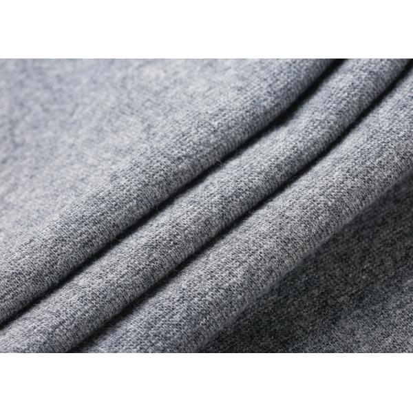 Grey White Stripe Kids Girls Clothes Girls Loungewear Set + Cotton Elastic Melange