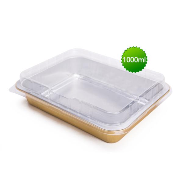 1000ml rectangular aluminum foil sealed box