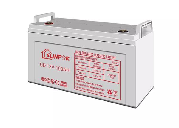 a bateria do gel de 100Ah 200Ah 12V autoriza sistemas solares com armazenamento de energia eficiente