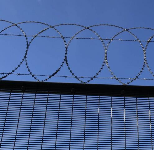 High Strength Anti Climb Fencing Finger / Toe Proof 358 Security Mesh For Prisons