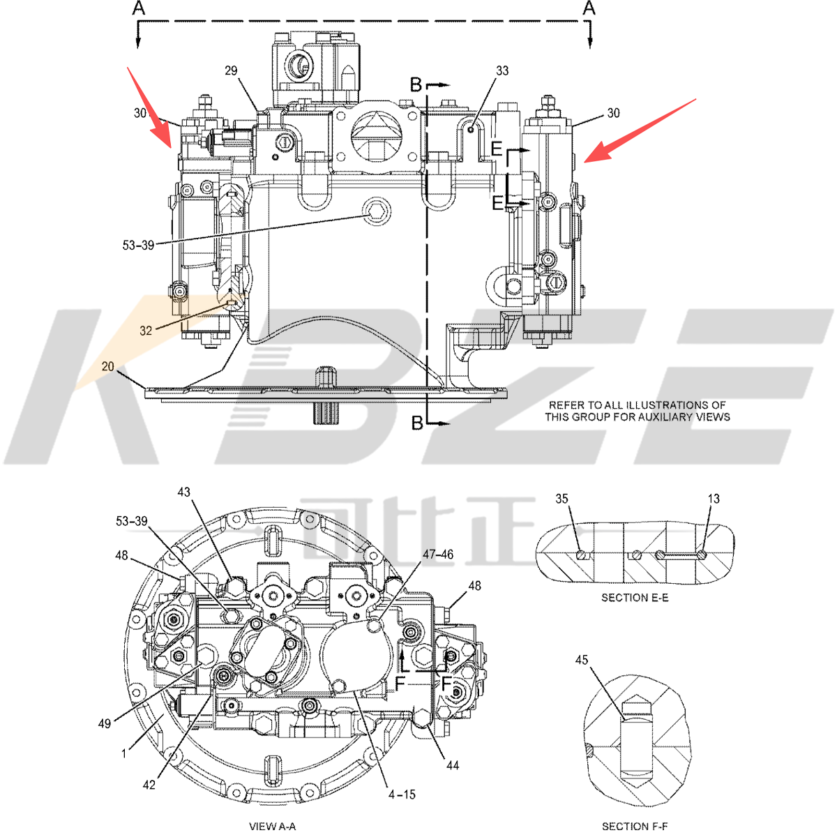 KBZE BRAND 391-9444 3919444 CAT SBS-80 HYDRAULIC PUMP REGULATOR FOR 312D2 GC EXCAVATOR