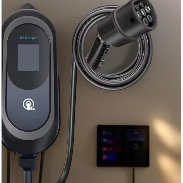 Smart Fast Weatherproof Outdoor Portable EV Car AC Charging Pile With Battery Wall-Mounted Charging Stations Free Standi