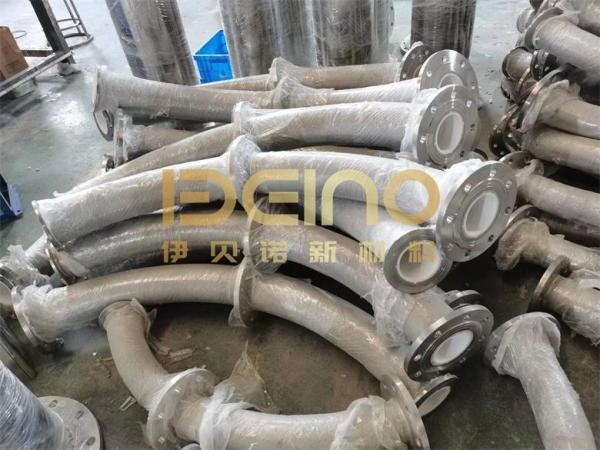 High Strength Alumina Wear Resistant Ceramic Pipe For Industrial Glazed Surface