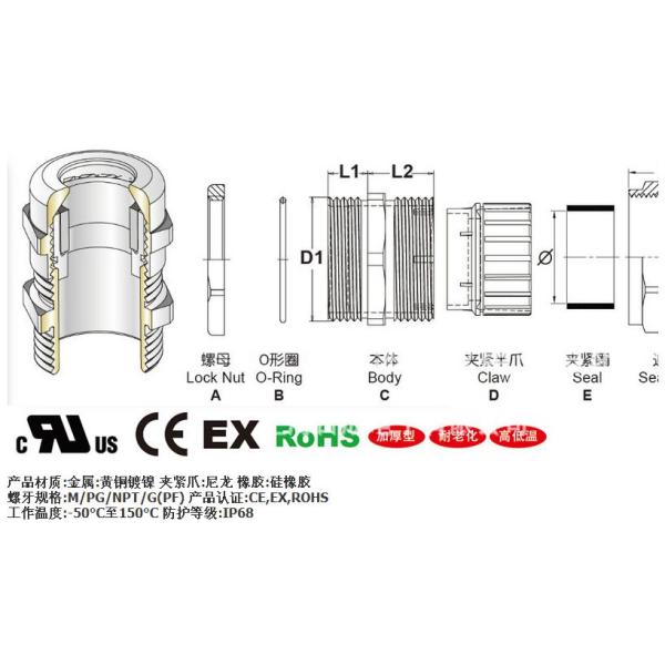 Metal /brass cable gland