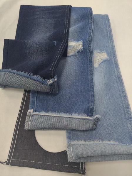 10.7 oz de polyester de coton en fibres de denim récupérées 10x7 JSD3306
