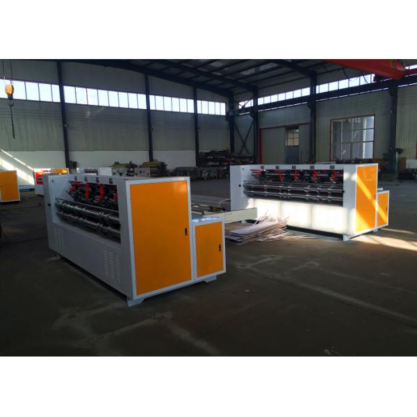 Carton  Box Making Thin Blade Slitter Machine  / Vacuum  Corrugated Paperboard Thin Blade Creasing Machine