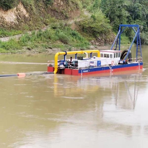 200 Cbm Working Capacity Sand Sucking Ship For Reservoir Sand Mining