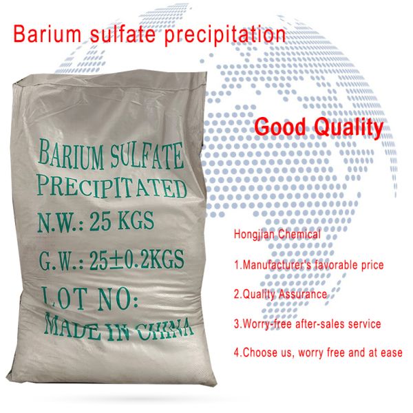 High-Purity Barium Sulfate Precipitate BaSO4 as Colorless Crystal Filler and Opacifier