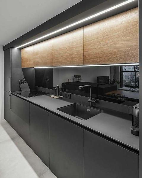 Latest Custom Home Furniture Quartz Teak Modern Kitchen Cabinet Lacquer Finish