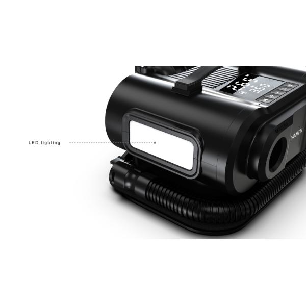 Portable Double Cylinder Air Compressor 12V DC AC Electric Pump for SUV Beds SUP YANTU A10
