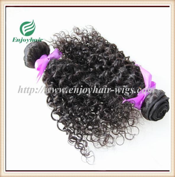 Malaysian 5A virgin  hair weave ,natural color(can be dye) curly 10''-26'' hair extension