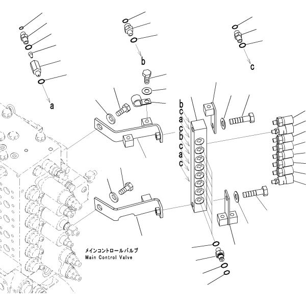 Low Pressure Sensor Excavator Spare Parts 7861-93-1840 For Komatsu PC130 PC160 PC200 PC210 PC220 PC270