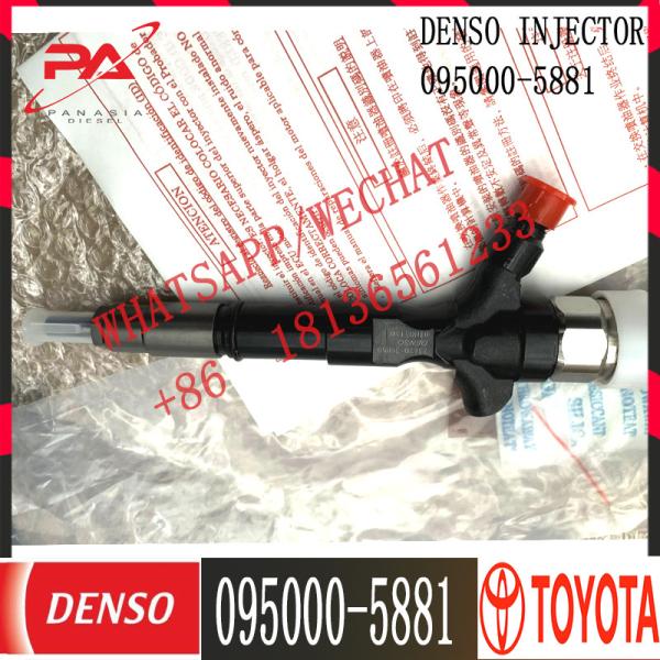 095000-5881 Disesl fuel injector 095000-5880 095000-5881 for Toyota Hilux Hiace 23670-30050 23670-39095 23670-39096