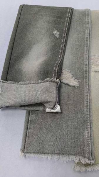 11.3oz No elastic APPLE GREEN 10x7 Right Twill Denim fabric  JSD3022G