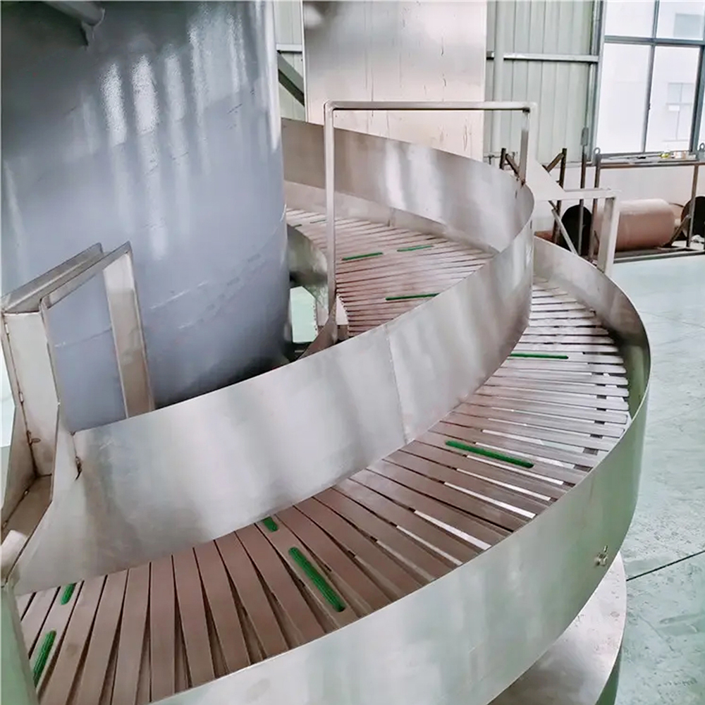 High-Accuracy Vertical Screw Lift Chain Conveyor with Adjustable Speed and Customizable Size