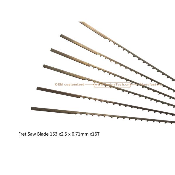 Fret Saw Blade 153x2.5x0.71mmx16T Cutting wood,Plastic
