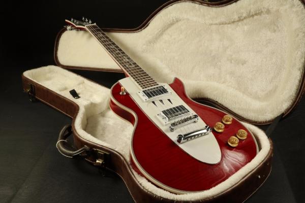 LP Corvette Electric guitar Figured Maple Top Veneer Grover Tuner More Color Can Choose