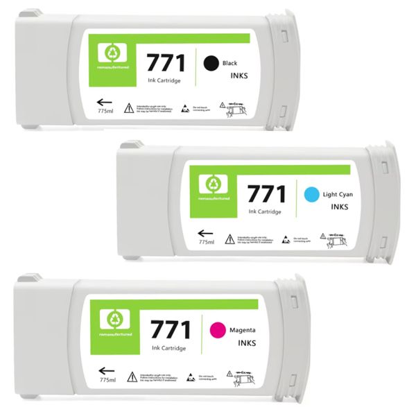 Betcolor 771 Remanufactured Pigment-Based for Cartridge for HP Z6200 Z6600 Z6800 Z6810 Inkjet Printers