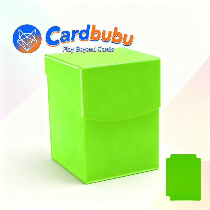 PP Plastic Deck Box MTG Solid Color 100 Trading Card Game Cases TCG Sports Box