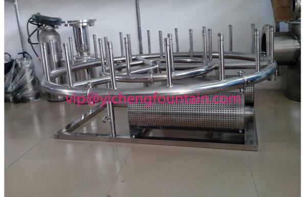 Custom Water Fountain Equipment Fully Stainless Steel Water Fountain Pipe Frames