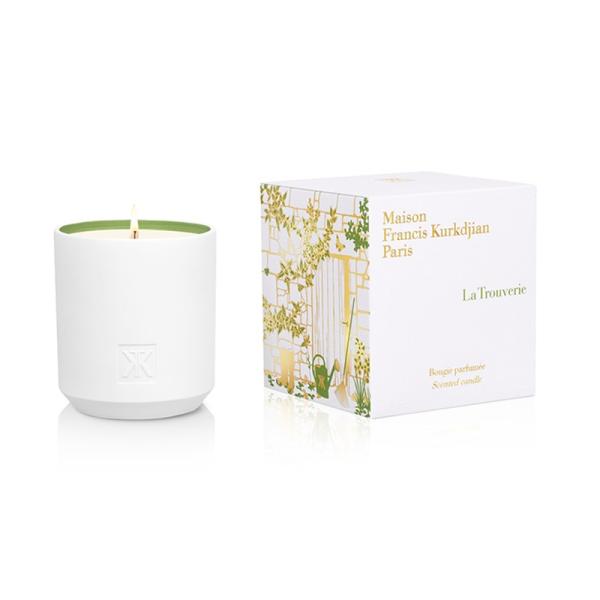 Frosted White Glass Scented Jar Candle With Metal Gold Lid For Luxury Gift Set