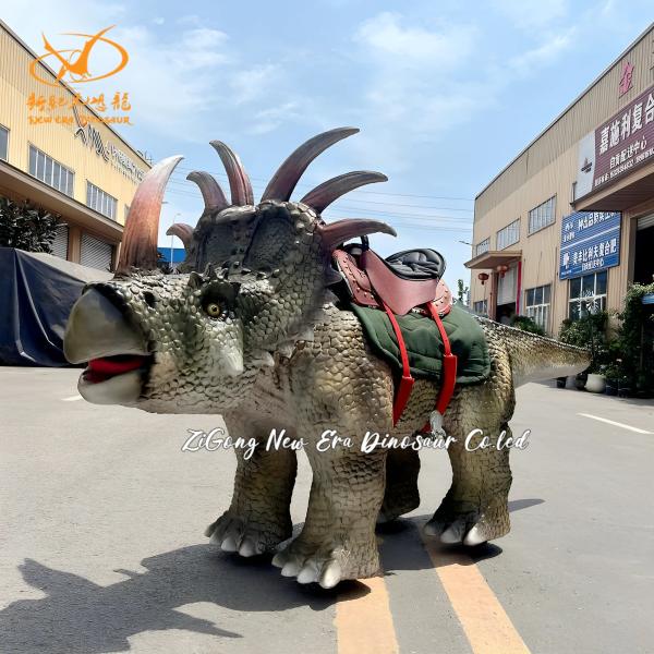 Electric Child Kiddie Dinosaur Rides with Light and Music in Shopping Mall and Park