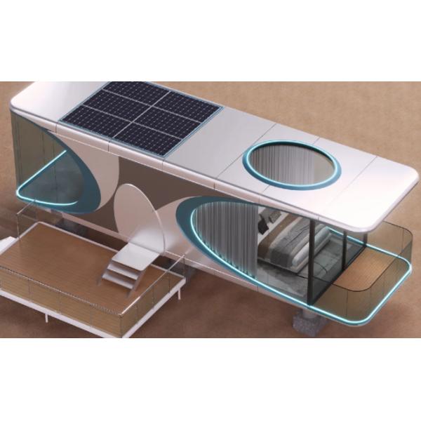 Maison de la capsule spatiale en acier Les plus récentes capsules de sommeil modernes Hôtel Capsule