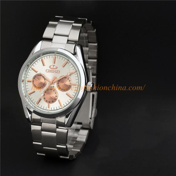006B Rose Gold Numerals Small Dials Men Watch Stainless Steel Watch Luxury Stylish Watches