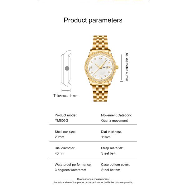 Luxury Quartz Watches · OEM/ODM | Logo Customization Available
