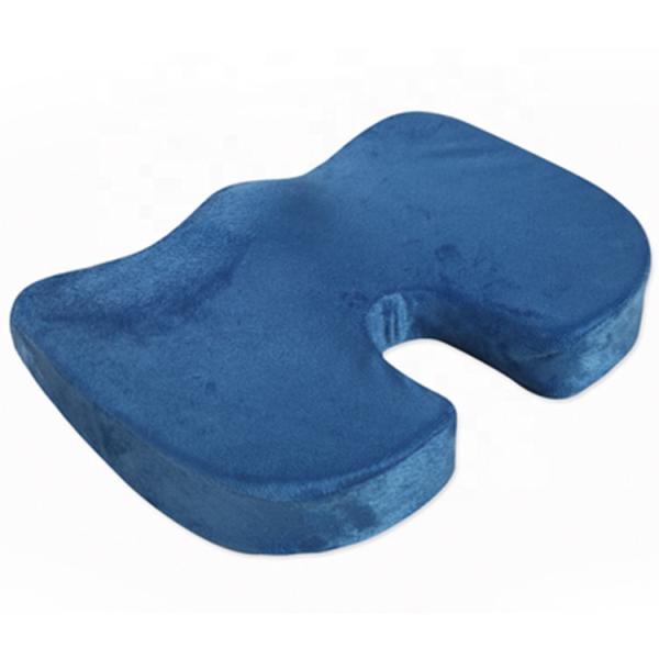 Custom Logo Memory Foam U-Shaped Seat Cushions with Low MOQ and Polyester Cushion