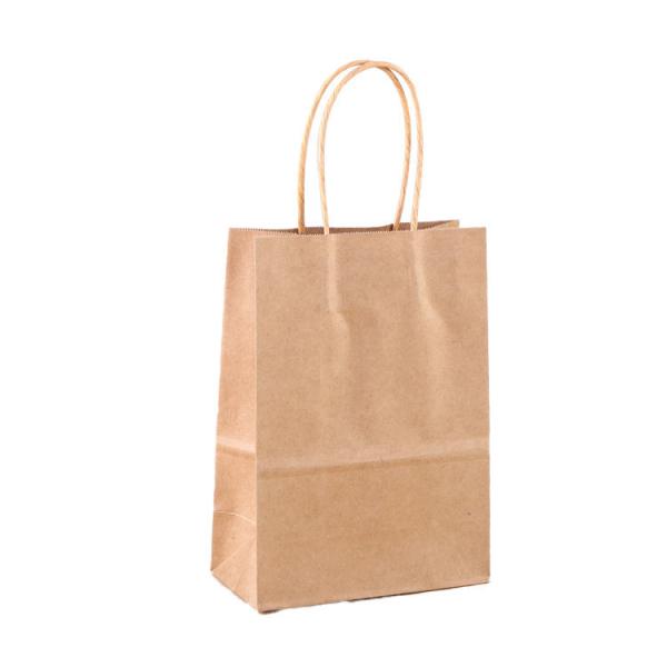 Recyclable Eco Friendly Brown Paper Gift Bags