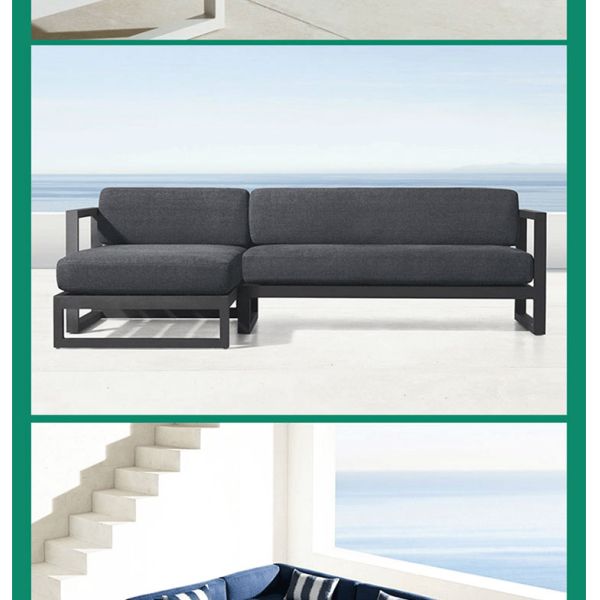 Sofa Garden Sets Waterproof Sunscreen Leisure Seat Supplier Outdoor Aluminum Furniture Set