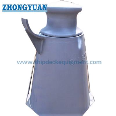 CB/T 436 Type A Pedestal Roller Fairlead With Cleat Ship Mooring Equipment