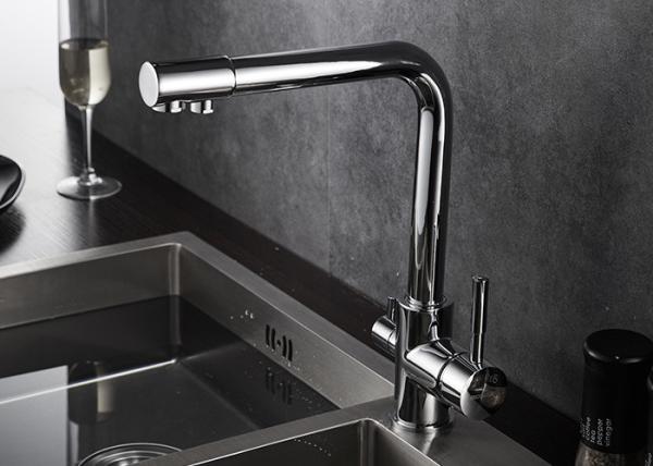 Dual Handle Purified Water Kitchen Basin Faucet ROVATE 5 Years Warranty