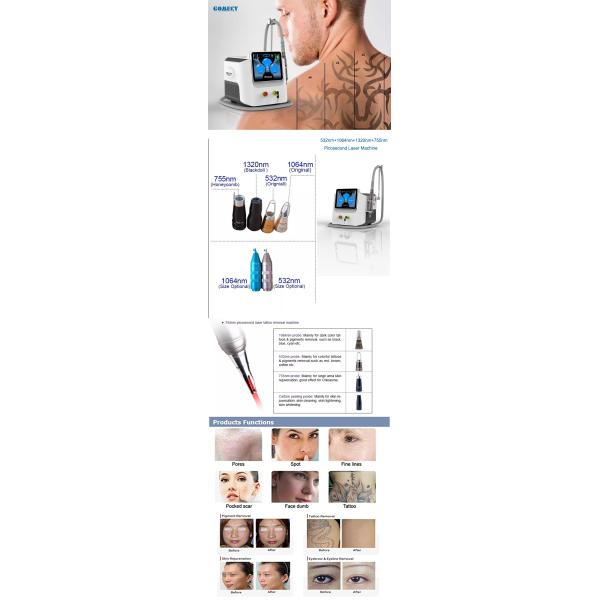 Peel Carbon Laser Facial Q Switched Nd Yag Tattoo Removal Carbon Laser Peel Machine