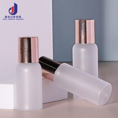 White Luxury Serum Bottle 20ml 25ml 35ml PET Perfume Bottle Custom For Skin Care