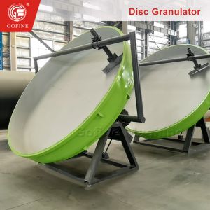 Convenient Operation Disc Organic Fertilizer Granulator 22kw Power Low Energy Consumption