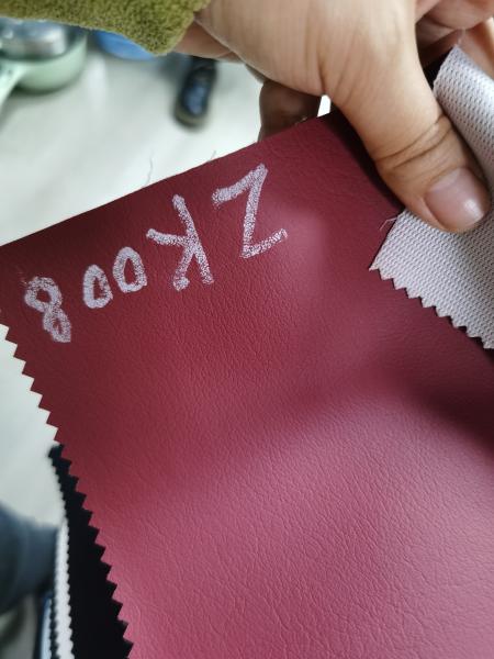 Waterproof PVC Faux Leather Embossed Colorful Fabric For Upholstery