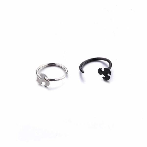 Wholesale nose ear cartilage piercing jewelry 20g surgical steel thin small open nose rings for sale
