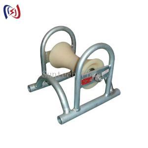 5KN 8.5KG Cable Ground Roller Steel Pipe Carrier Underground Cable Installation