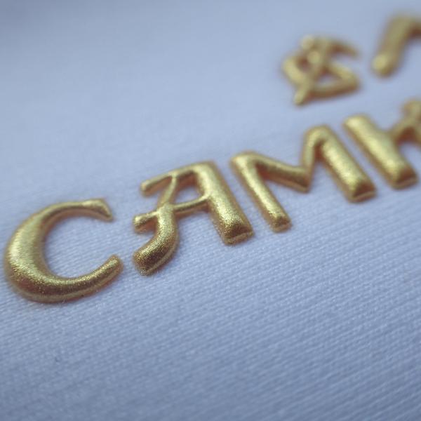3D gravou a transferência térmica de borracha do silicone do chapéu de Logo Iron On Badge Clothes