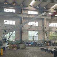 Crescimento fixo 15m do poder de Marine Crane Hydraulic do suporte/minuto