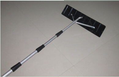 DIY Grade Alluminum Handle Telescoping Snow Shovel Roof Rake for Shingle-Saver
