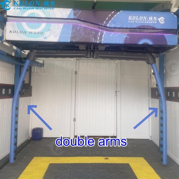 Automatic Brushless Touchless Car Wash Machine KL360-2 15kw Water Pump 12kw Air Dryer