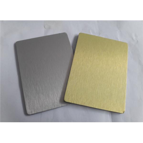 Corrosion Resistance Brushed Aluminum Panels , Aluminum Mirror Sheet Rough Surface Durable Design