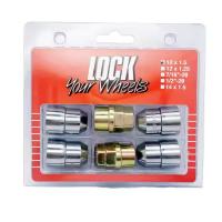Universal Colorful Car Lug Nuts Anti Theft With Chrome Surface Treatment
