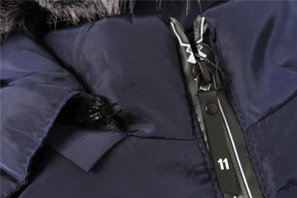 Multicolour Olive Navy Boys Longline Puffer Coat 100% Polyester Fiver