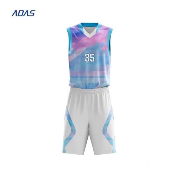 Custom Made Reversible Youth Basketball Jerseys Uniform For Kids Unisex Mesh Design