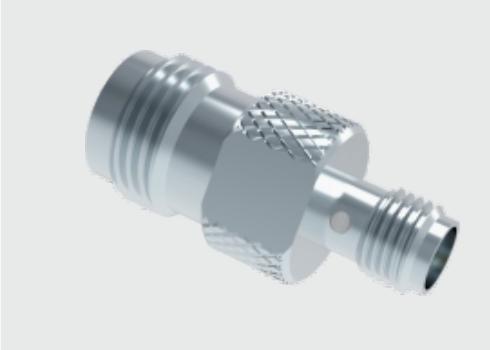 Harsh Environment 50 Ohm TNC Female / Jack To SMA Female / Jack RF Coaxial Adapter With PTFE Insulation Resistance Of 5000Ohm